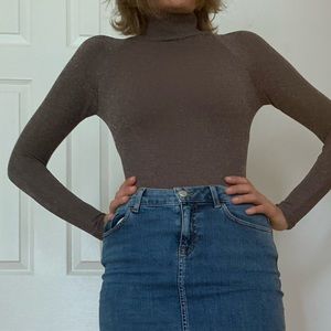 Free people turtle neck bodysuit